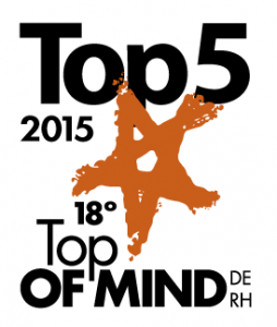 Top5 do Top of Mind 2015 - categoria Treinamento e Desenvolvimento